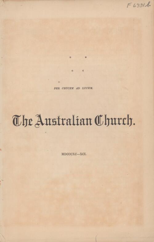 The Australian Church