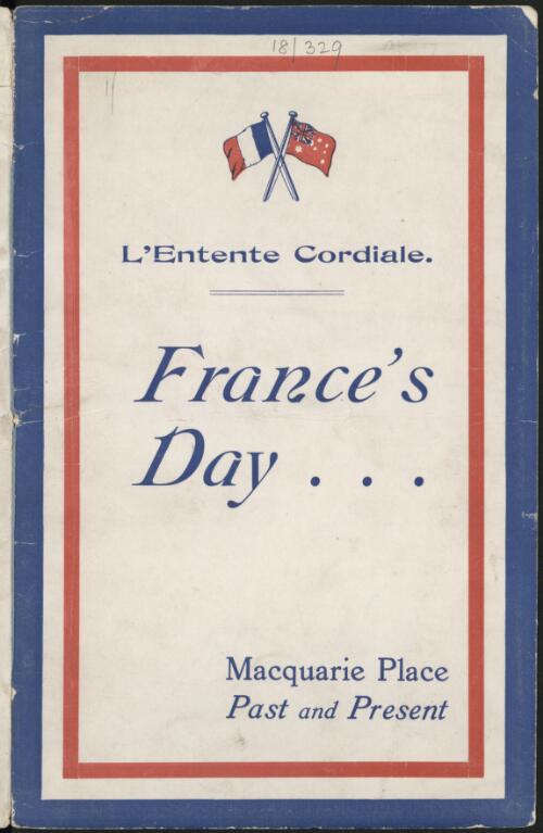 France's day : Macquarie Place, past and present