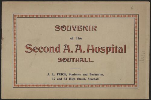 Souvenir of the Second A.A. Hospital, Southall