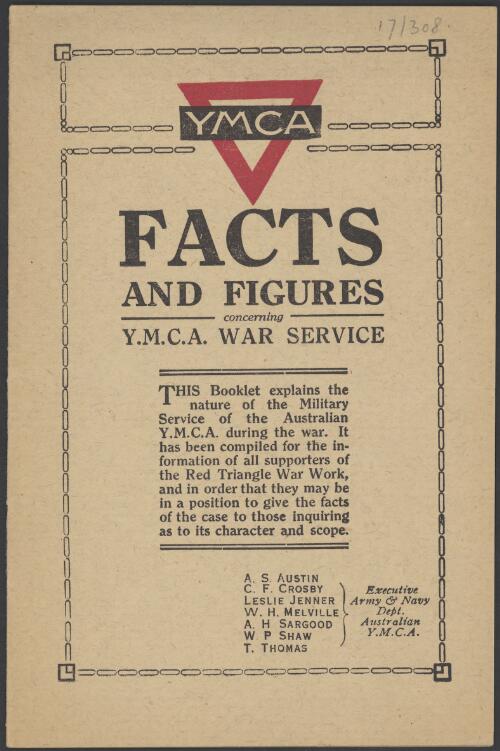 Facts and figures concerning Y.M.C.A. war service