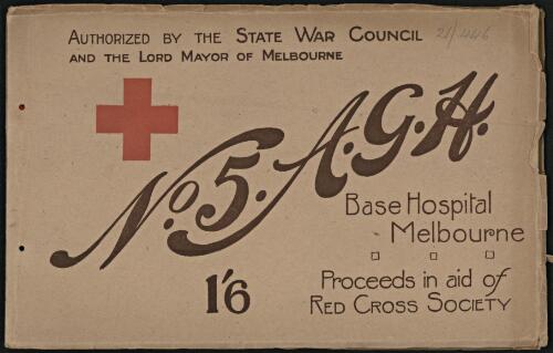 No. 5 Australian General Hospital (Base Hospital) Melbourne