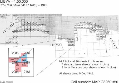 Libya 1:50,000 / complied and drawn by 46 Survey Coy. S.A.E.C