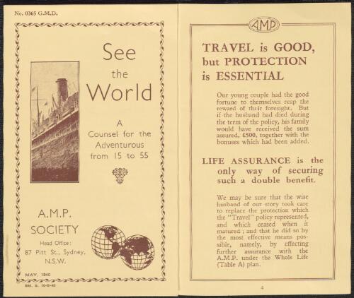 [Insurance : ephemera material collected by the National Library of Australia]