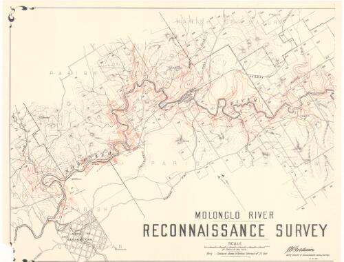 Molonglo River : reconnaissance survey / compiled & drawn by Department of Home Affairs, (Lands & Survey Branch), Melbourne, October, 1915