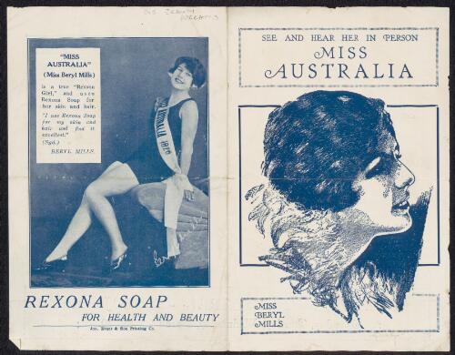 [Beauty Pageants : programs and invitations ephemera material collected by the National Library of Australia]