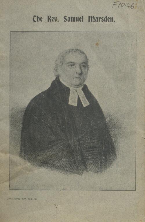 The Rev. Samuel Marsden : the second Australian chaplain