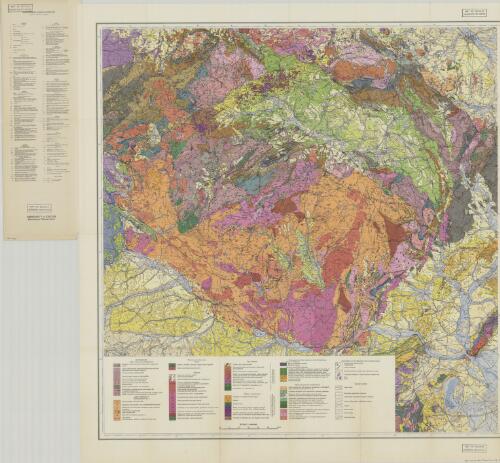 Geological map of Czechoslovakia / Geological Survey of Czechoslovakia ; compiled by O. Fusán, O. Kodym, A. Matějka, L. Urbánek