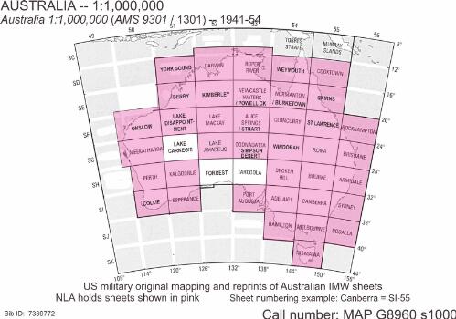 Australia 1:1,000,000 / Army Map Service, U.S. Army