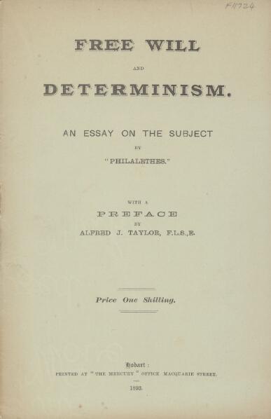 determinism essay