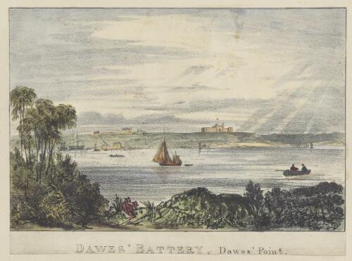 Dawes' Battery, Dawes' Point, Sydney, 1836 / Robert Russell