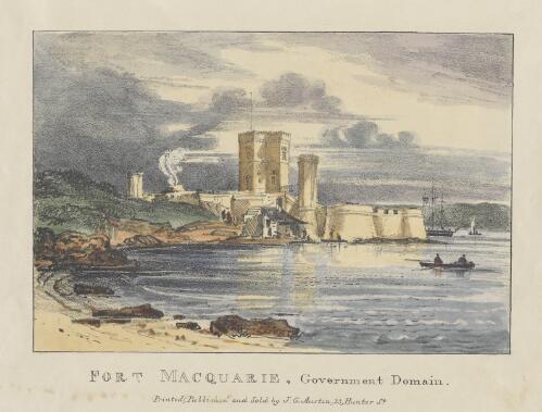 Fort Macquarie, Government Domain, Sydney, 1836 / Robert Russell