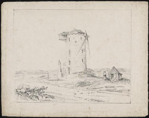 Old windmill, Government Domain, Sydney, 1836 / Robert Russell