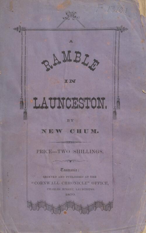 A ramble in Launceston / by New Chum