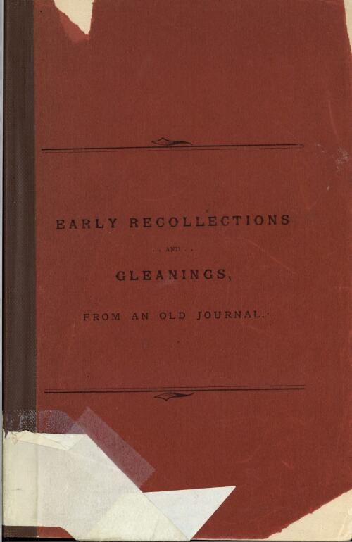 Some recollections of my early days : written at different periods / by A.A.C.D. Boswell