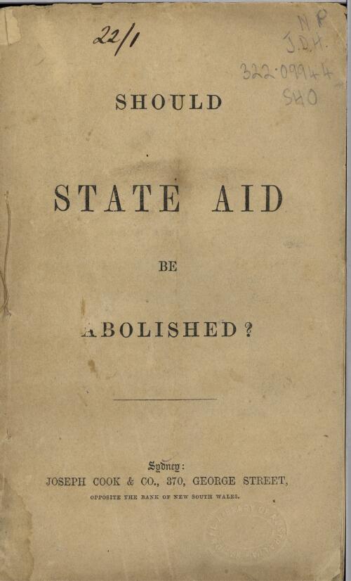 Should state aid be abolished?