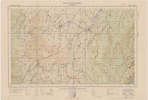 Camden, New South Wales [cartographic material] / prepared by Australian Section Imperial General Staff