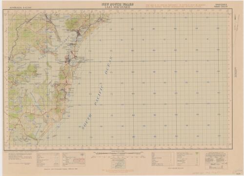 Lake Macquarie, New South Wales [cartographic material] / prepared by Australian Section Imperial General Staff