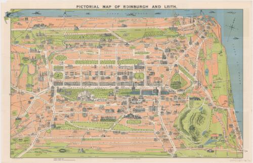 Pictorial map of Edinburgh and Leith [cartographic material]