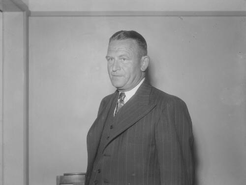 Man in a suit, Newcastle, New South Wales, 15 December 1949
