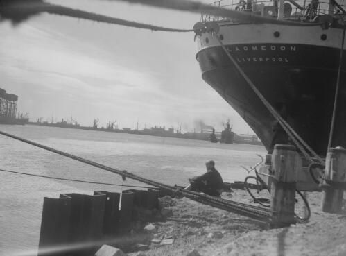 Ships in Newcastle Harbour, Newcastle, New South Wales, 1949, 5