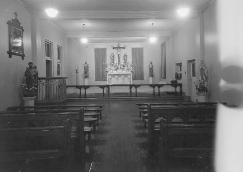 Interior of the chapel of St Vincents Boys' Home, Westmead, New South Wales, 13 August 1948, 4