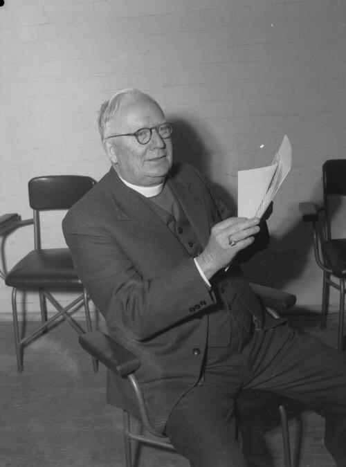 The Bishop of Goulburn the Right Reverend E.H. Burgmann, Newcastle, New South Wales, September 1951