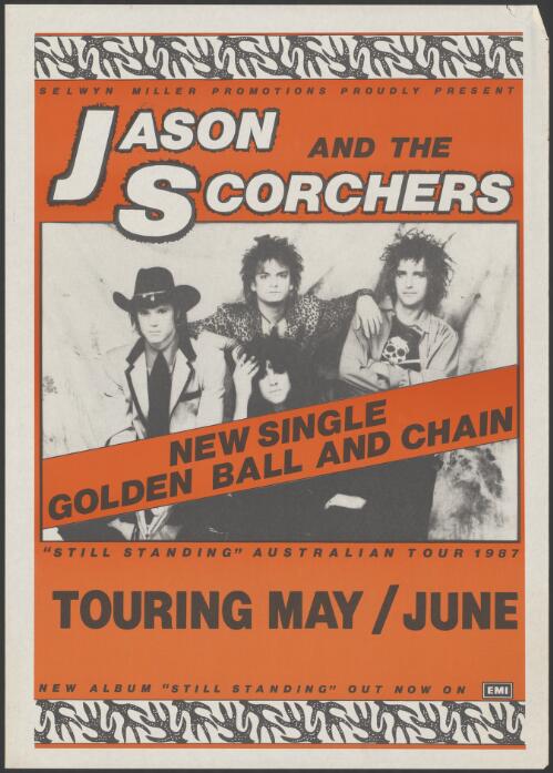 Jason and the Scorchers : Still Standing Australian tour 1987