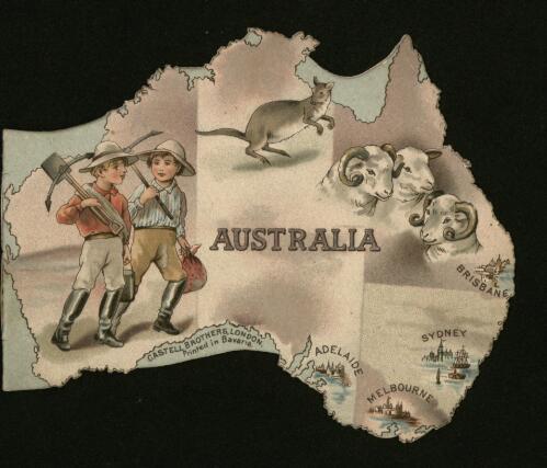 Australia : [shape book / by M. G.]