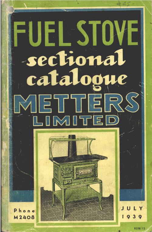Fuel stove : sectional catalogue / Metters Limited