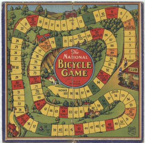 The National bicycle game, for 2, 3, or 4 players / [The National]