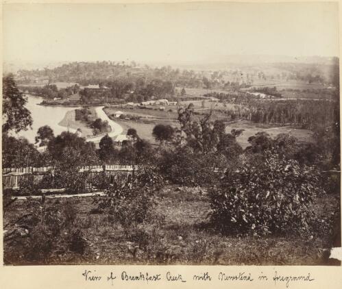 Breakfast Creek and homestead, Brisbane, Queensland, 1879 / James N. Vickers
