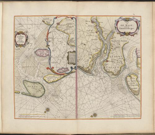 De Texel stroom met de gaten vant Marsdiep [cartographic material]  / auctore Petro Goos