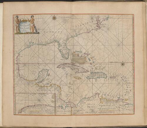 Pascaerte van Westindien de Vaste Kusten en de Eylanden [cartographic material] / auctore Petro Goos