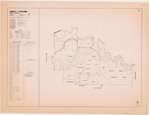 Parish of Towamba, County of Auckland [cartographic material] / Department of Lands