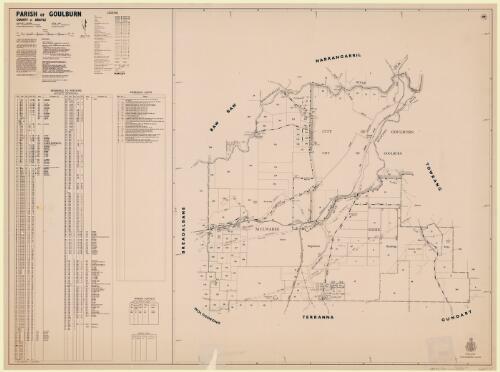 Parish of Goulburn, County of Argyle [cartographic material] / [Department of Lands, Sydney, N.S.W.]