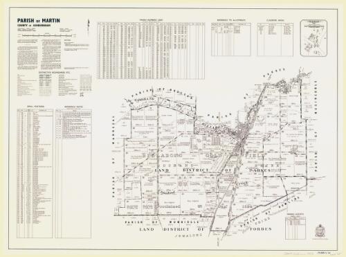 Parish of Martin, County of Ashburnham [cartographic material] / Department of Lands, Sydney N.S.W.]