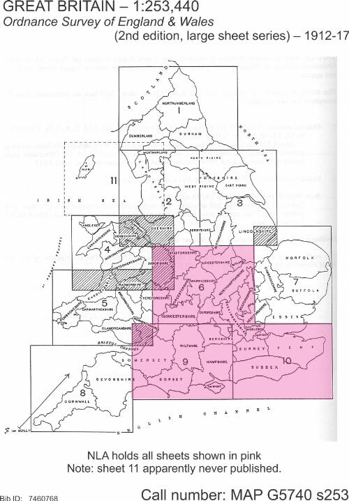 Ordnance Survey of England and Wales (Second edition) / drawn and printed at the Ordnance Survey Office, Southhampton