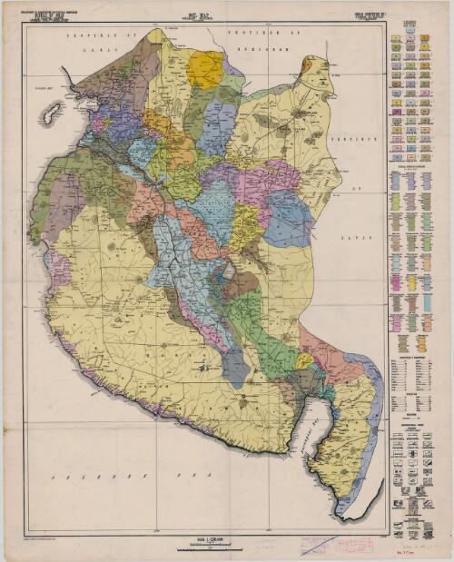 Soil map Cotabato province Philippines [cartographic material] / soils surveyed by A.E. Mojica, F.G. Salazar and A. Dingayan [for the] Department of Agriculture and Natural Resources, Bureau of Soils ; M.M. Alicante, Director