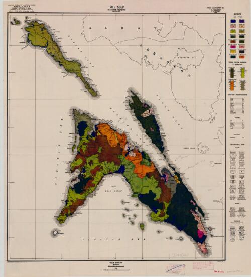 Soil map Masbate province Philippines [cartographic material] / soils classified by I.J. Aristorenas, P.Y. Agbagala [and] T.M. Yniguez [for the] Department of Agriculture and Natural Resources, Bureau of Soils ; Ricardo T. Marfori, Director