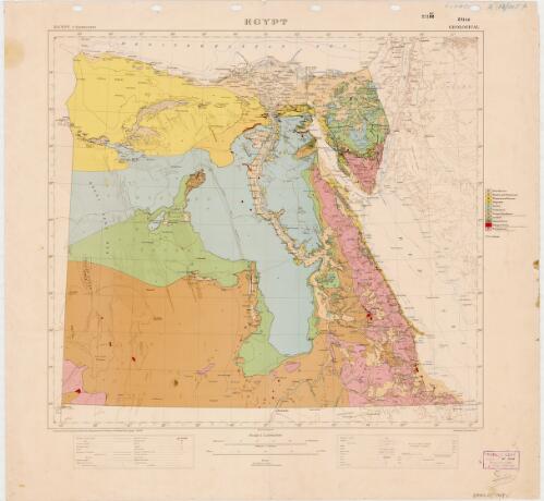 Egypt, geological / Dept. of Survey and Mines