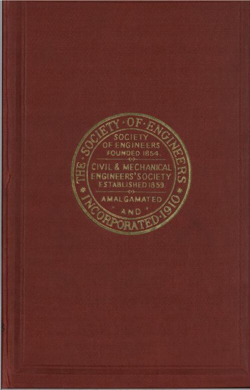 Journal and transactions / the Society of Engineers (incorporated)