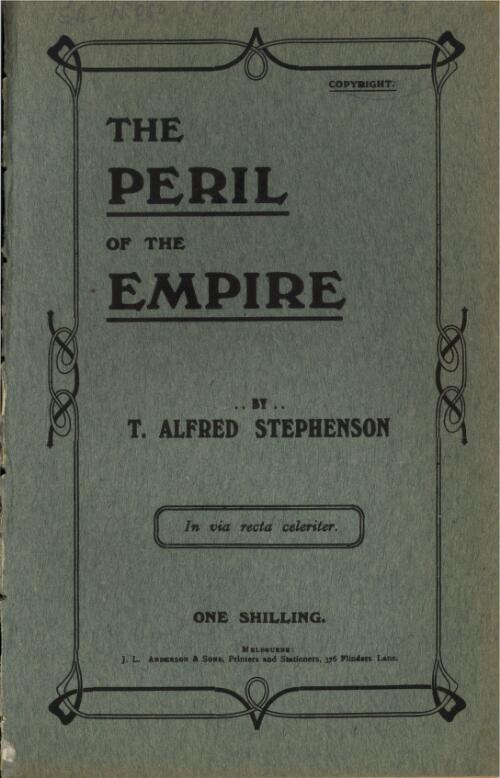 The peril of the empire / by T. Alfred Stephenson