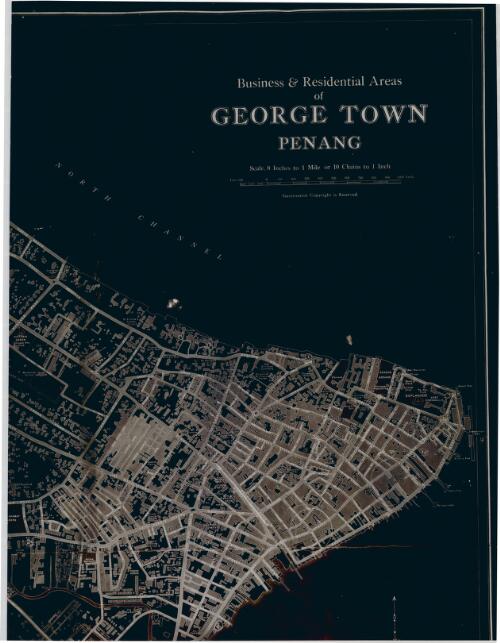 Business and residential areas of George Town Penang [cartographic material]