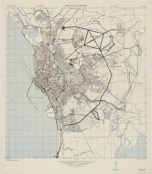 Philippines 1:20,000. Manila and suburbs [cartographic material] : city plan / prepared under the direction of the Chief of Engineers, U.S. Army