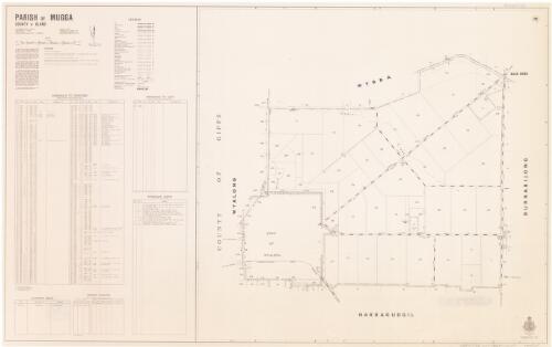 Parish of Mugga, County of Bland [cartographic material] / compiled, drawn and printed at the Department of Lands, Sydney