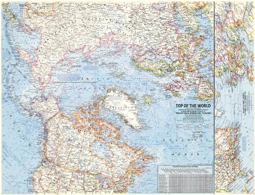 Top of the world [cartographic material] / compiled and drawn in the Cartographic Division of the National Geographic Society for the National Geographic Magazine ; Melville Bell Grosvenor, editor ; Wellman Chamberlin, chief cartographer ; James M. Darley, cartographer emeritus