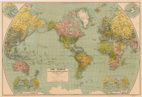The world [cartographic material] / prepared especially for the National Geographic magazine ; Gilbert Grosvenor, editor