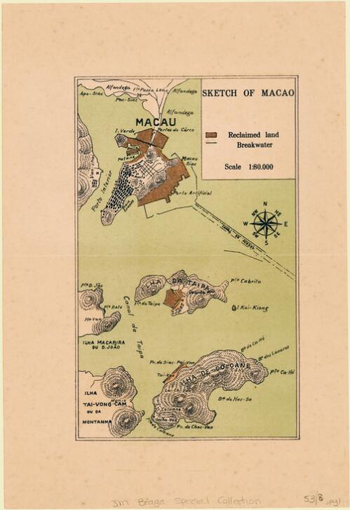 Sketch of Macao [cartographic material]