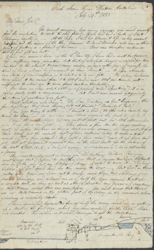 Letter 1833 [manuscript]