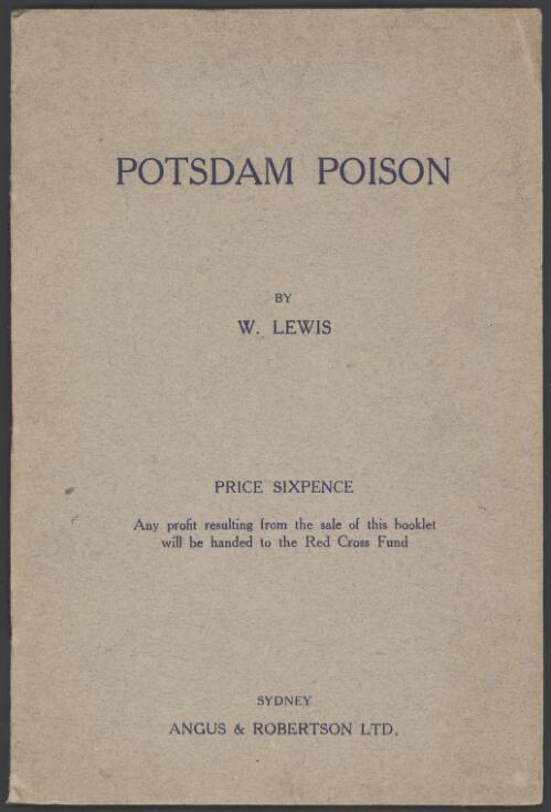 Potsdam poison / by W. Lewis